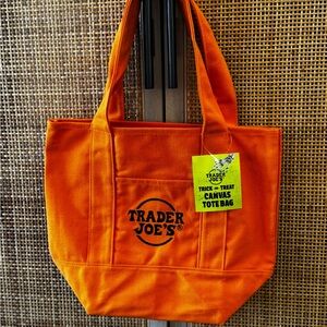 Trader Joe's HALLOWEEN Canvas Mini Tote Bag